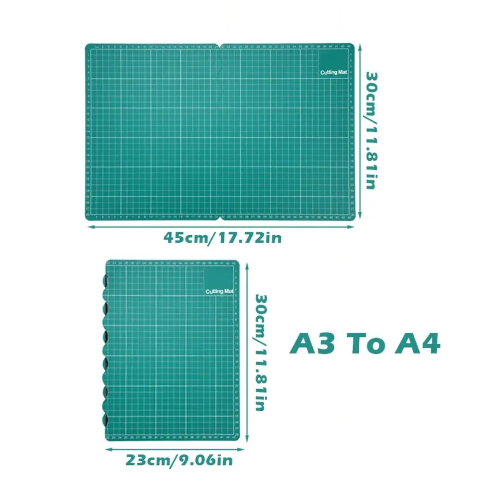Tapis Decoupe Tampon de découpe multifonctionnel pliable en PVC, 1 pièce