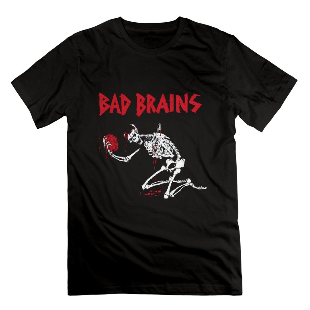 Bad Brains T-shirt S Black For Men 100% Cotton Apparel
