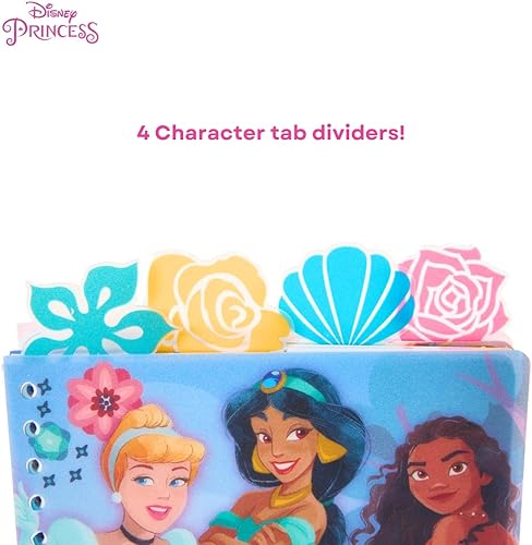Miniatura 262 de Disney Encanto - Cuaderno con pestañas encuadernadas, encuadernado en espiral, 96 páginas a rayas, 8 x 7 pulgadas, morado