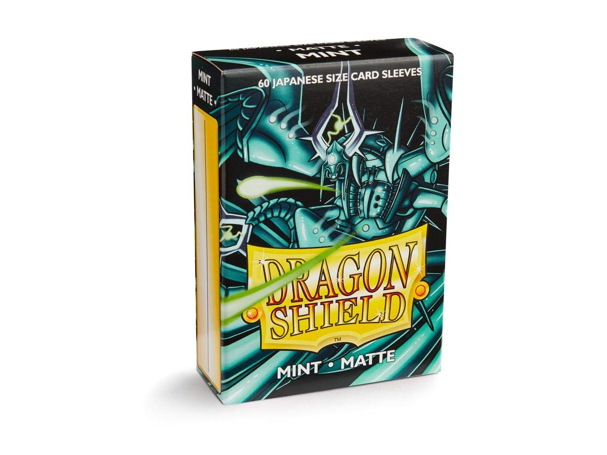 Dragon Shield Pacco Da 2 Scatole Di Bustine Per Carte Formato Giapponese, Opache, Colore Petrolio, 120 Bustine Totali, Per Carte Fino A 59x86 Mm