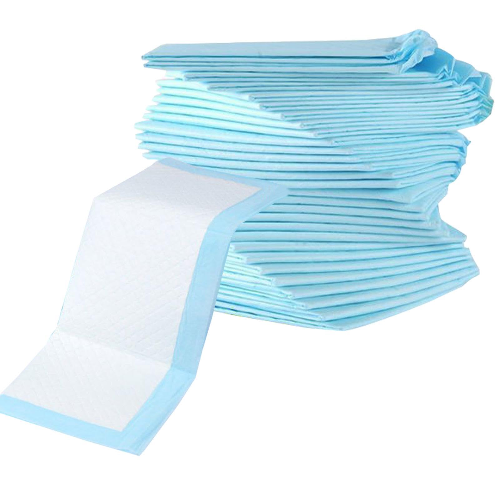 Fasciatoio impermeabile – 100 tappetini per fasciatoio, per adulti, traspiranti e assorbenti, design 5 strati, per , cuccioli e adulti, 33 x 45 cm, in tessuto non tessuto