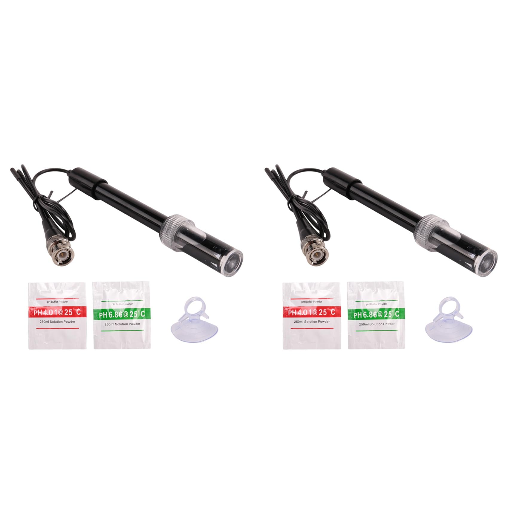 Jnchdghwa Black 2X Ph Replacement Probe Aquarium Hydroponic Laboratory Electrode Ph Meter Potential Test Bnc Q9 Connector