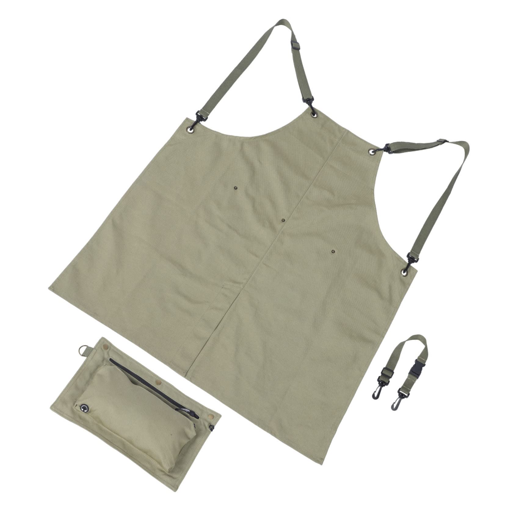 Backschürze für die Küche für den einzug sichschutz standreibe Farbecht ziernieten grinds Tragenresistente Schürze elegante schürze Haushaltsschürze Baumwolle Dark Grey