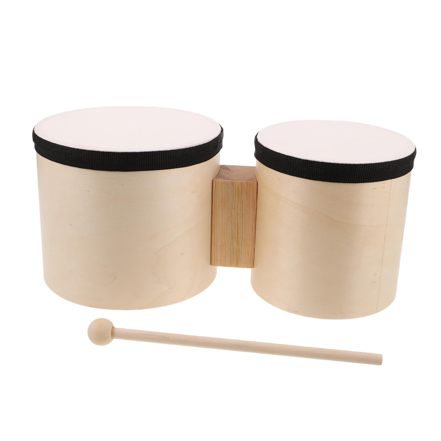 Bongos de percussion à main pour apprendre le rythme facilement en bois - 8