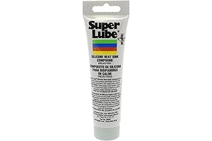 Super Lube White Silicone Grease for Heat Sink Thermal, 3-Ounce Tube