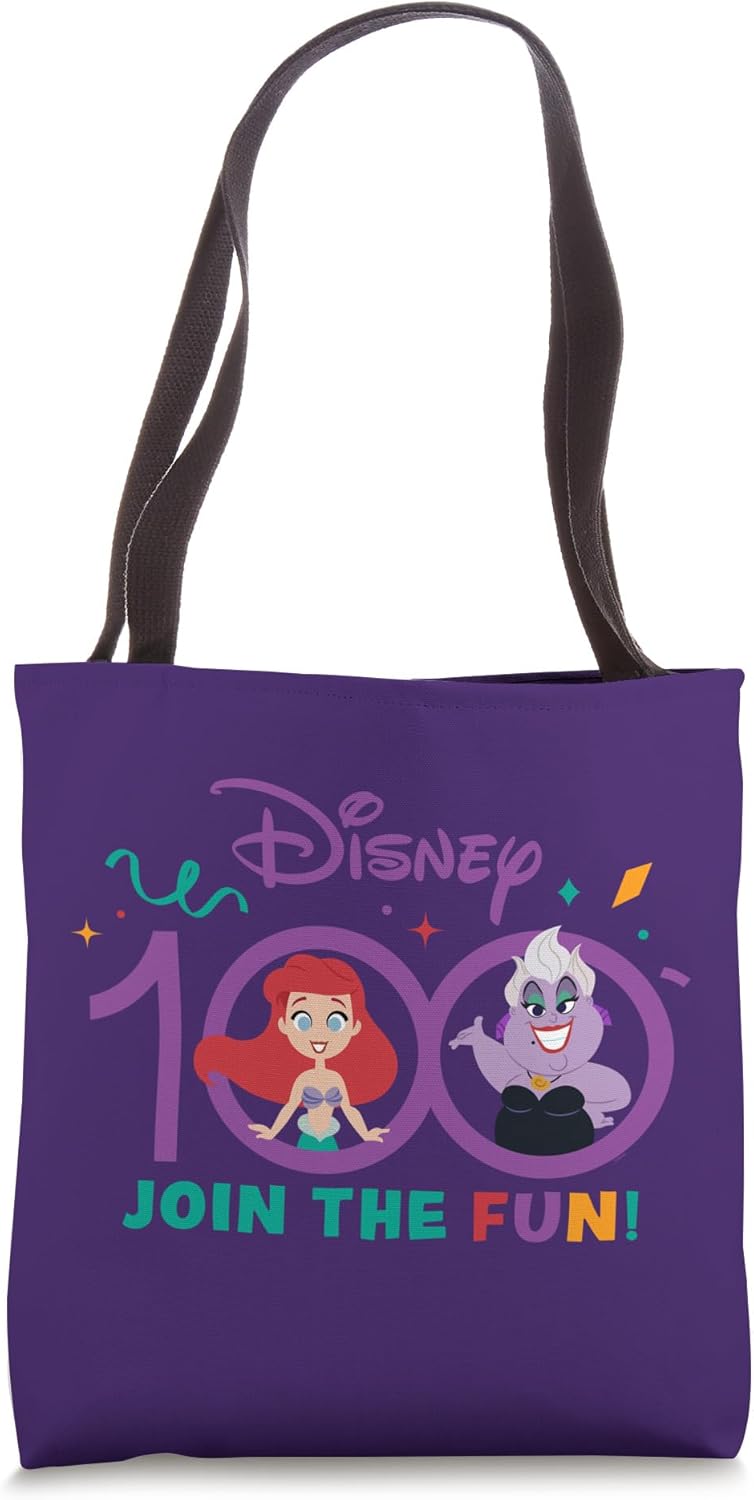 Disney 100 Anniversary The Little Mermaid Join the Fun D100 Tote Bag