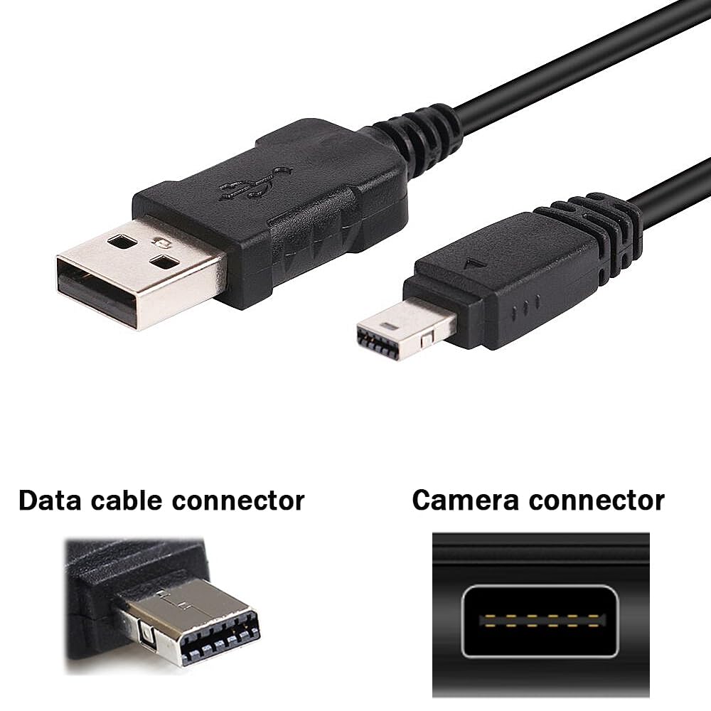 Amazon.co.jp: CAMULTI デジタルカメラ USBケーブル 12ピン 磁気リング 