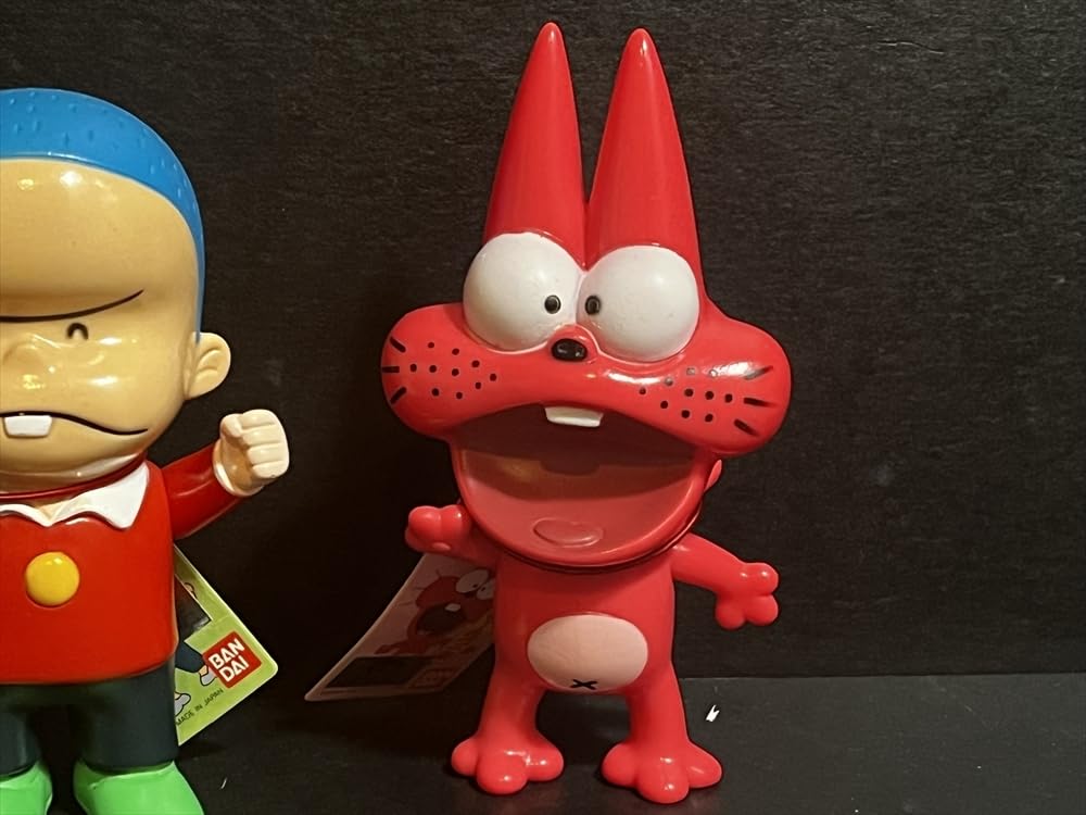 もーれつア太郎　ニャロメ　ソフビ　20cm　現状品 Amazon.co.jp: 90年 もーれつア太郎 ソフビ 2点 倉庫品 東映 昭和