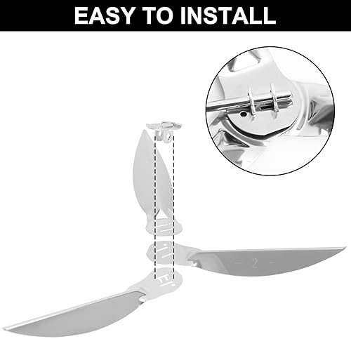 Miniatura 4 de 7403 62423 Piezas de repuesto de cesta de carbón para Weber 22 pulgadas, kit de sistema de limpieza de un solo toque 7444, bandeja de carbón para