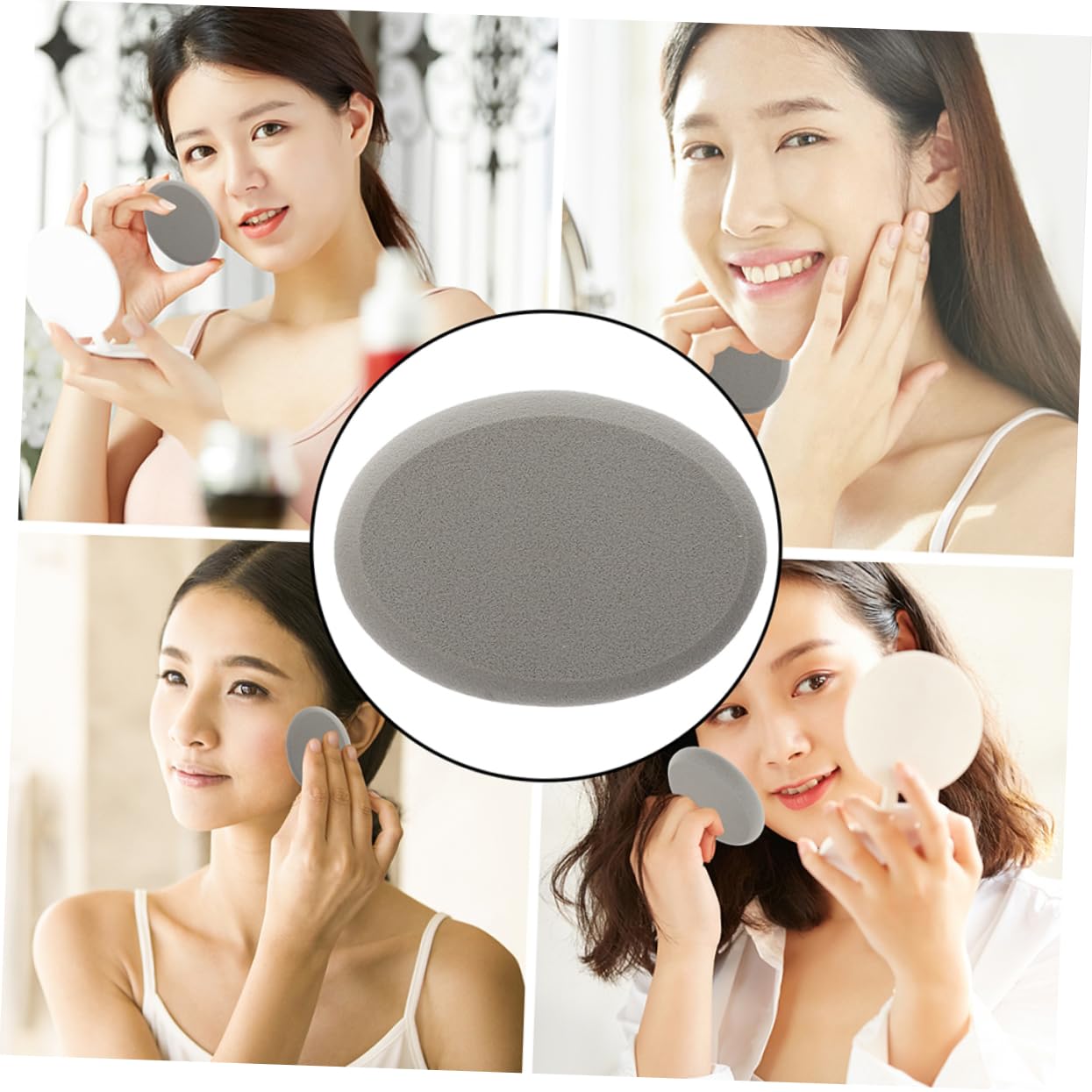 WOFASHPURET 3pcs Makeup Cosmetics Sponges for Wedge Blending Sponge Makeup Applicator Facial Powder Puff