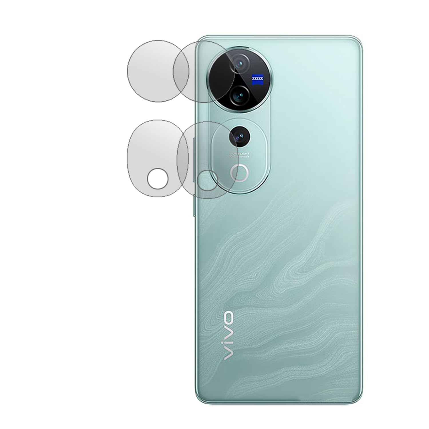 GUARDMEN Plastic Back Camera Guard Camera Lens Protector Compatible For Vivo V40 Pro 5G(Unbreakable Material) With Easy Installation Kit(Pack Of 2) (B0DDLFZC89) Amazon Price History, Amazon Price Tracker