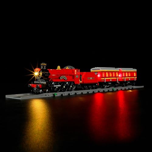 Miniatura 4 de BRIKSMAX Kit de iluminación LED para LEGO-76423 Hogwarts Express Train Set con estación Hogsmeade - Compatible con el modelo de bloques de