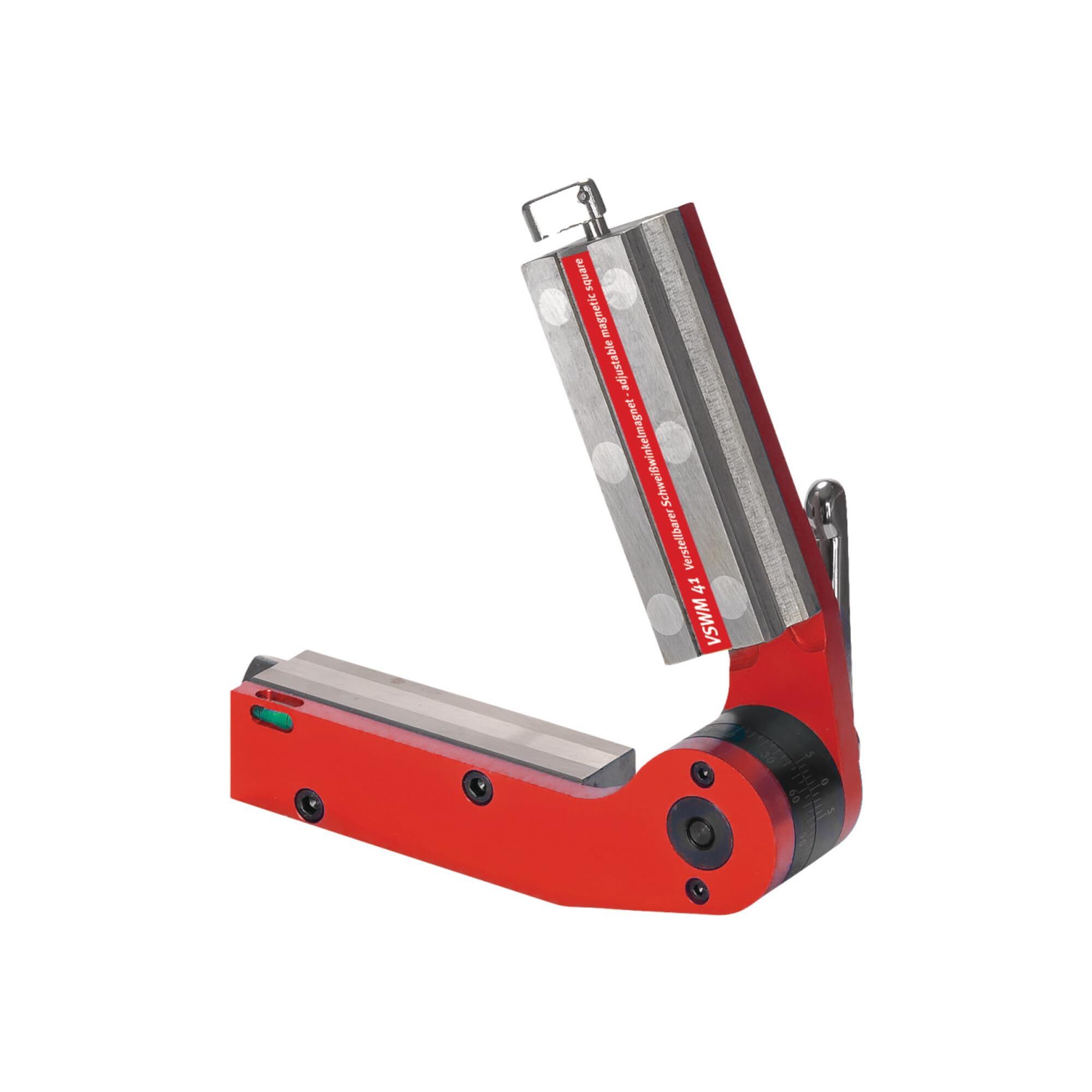 Fuerza de soldadura ajustable de ángulo de soldadura VSWM 41 (ángulo de 30 – 275 °, con escala, adecuado para material plano y redondo, fuerza de sujeción 50 kg) 1790050
