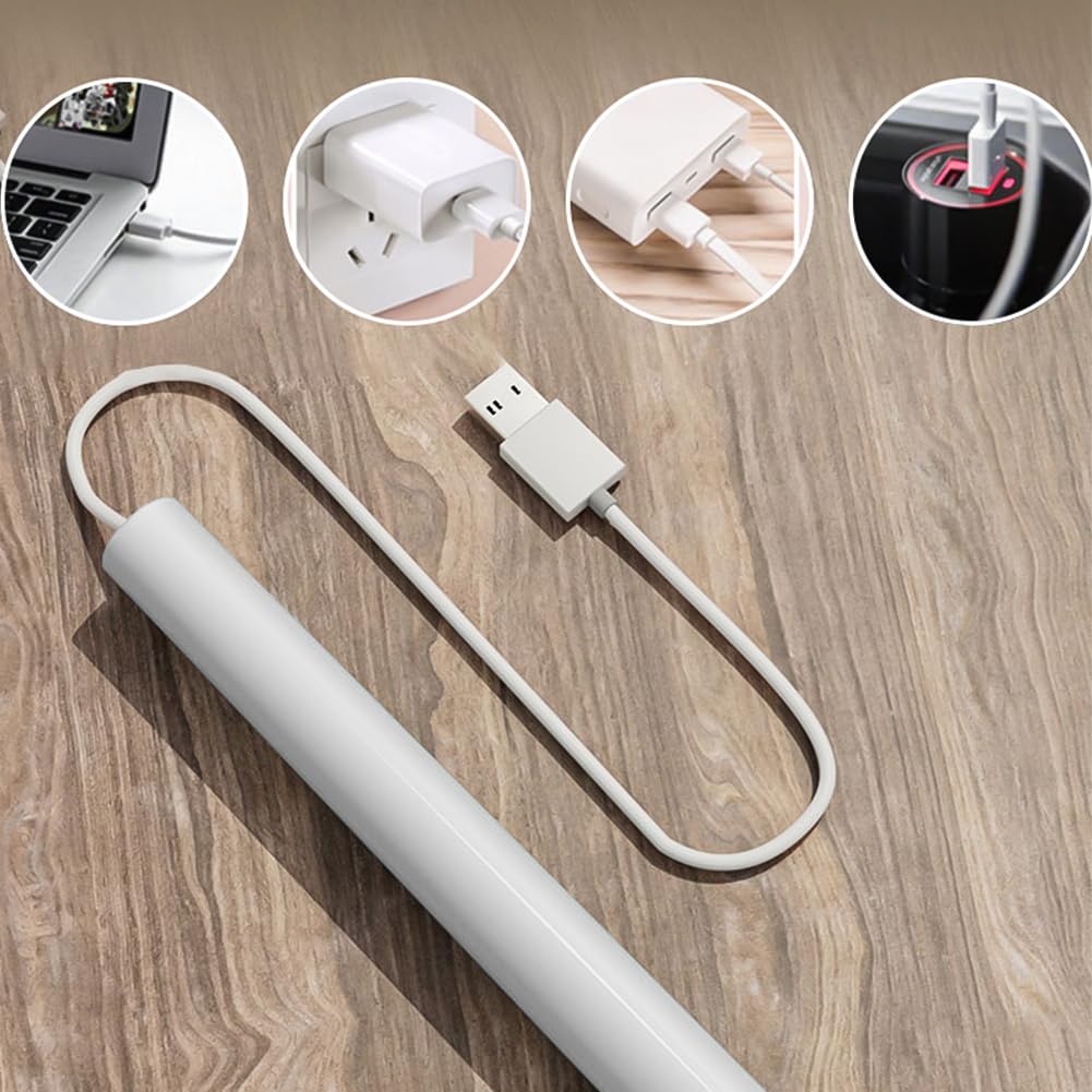 SXOVO Asta Riscaldante per Sex Toy, Bastone Riscaldante per Masturbatore Uomo, Bastone Riscaldante USB a Temperatura Costante da 42°C, Accessori per Sex Toys Uomo (Bianco)