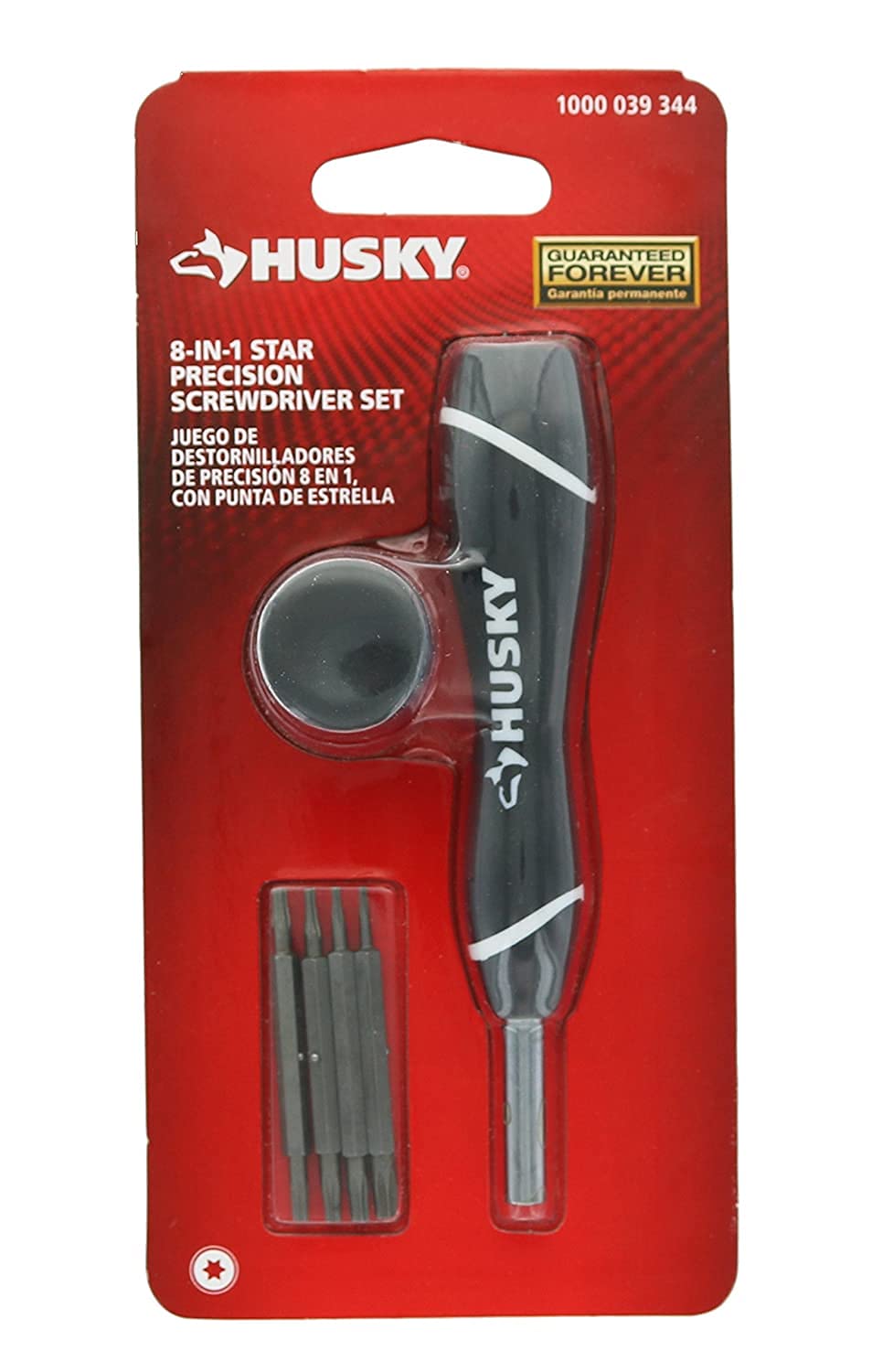 Husky 1000 039 344 8in1 Star Precision Screwdriver Set
