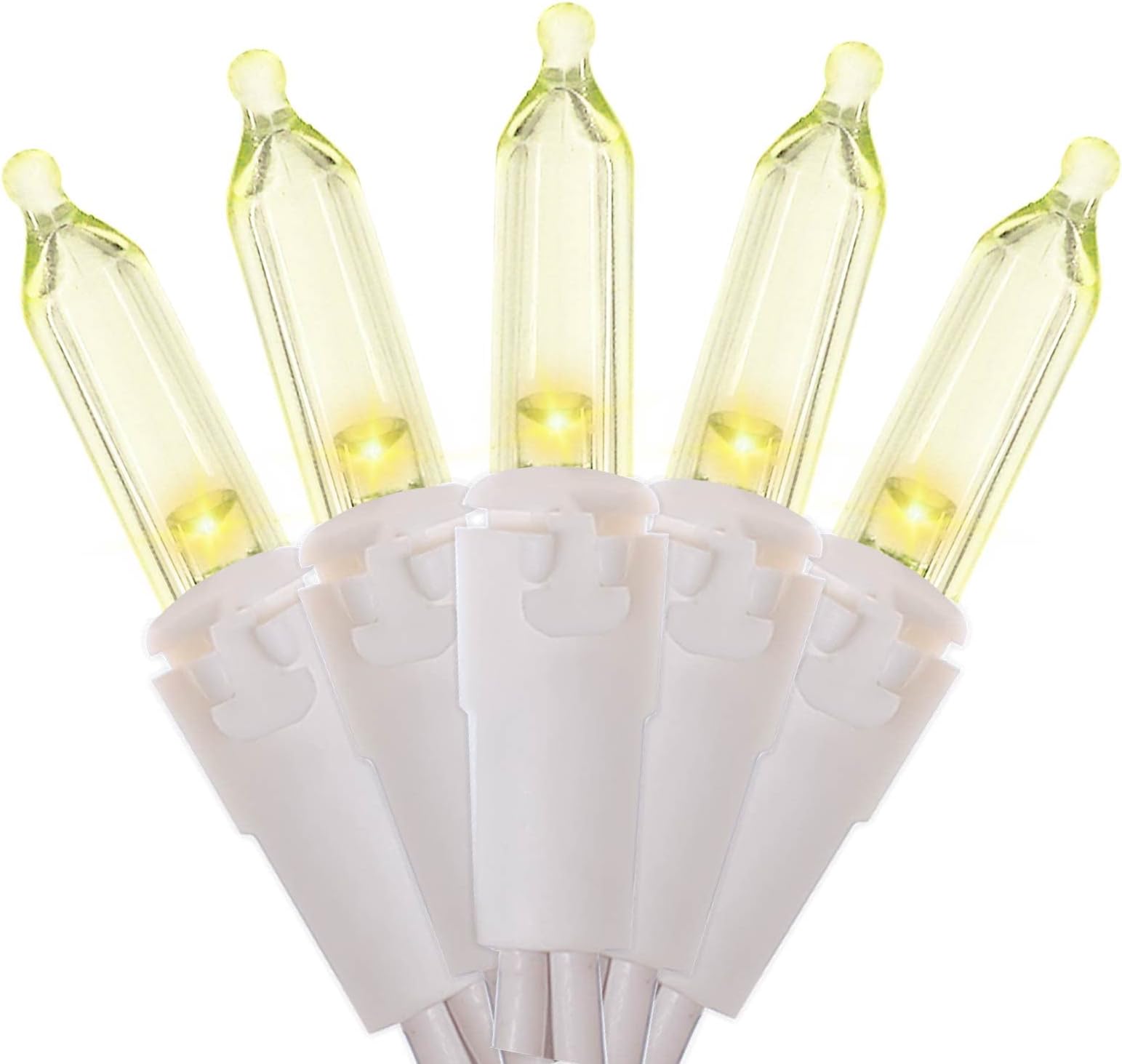 Lumineo 1000 LED Warm White Christmas Compact Lights Set, Transparent ...