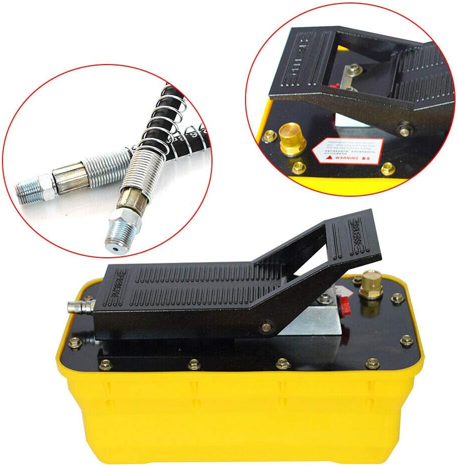 TFCFL Tractor Truck Hydraulic Bead Breaker 10000PSI Hydraulic Bead Breaker 40-150psi for Tractor Truck Tire Bead Breaker Kit with Hydraulic Metal Foot Pump and Air Hose