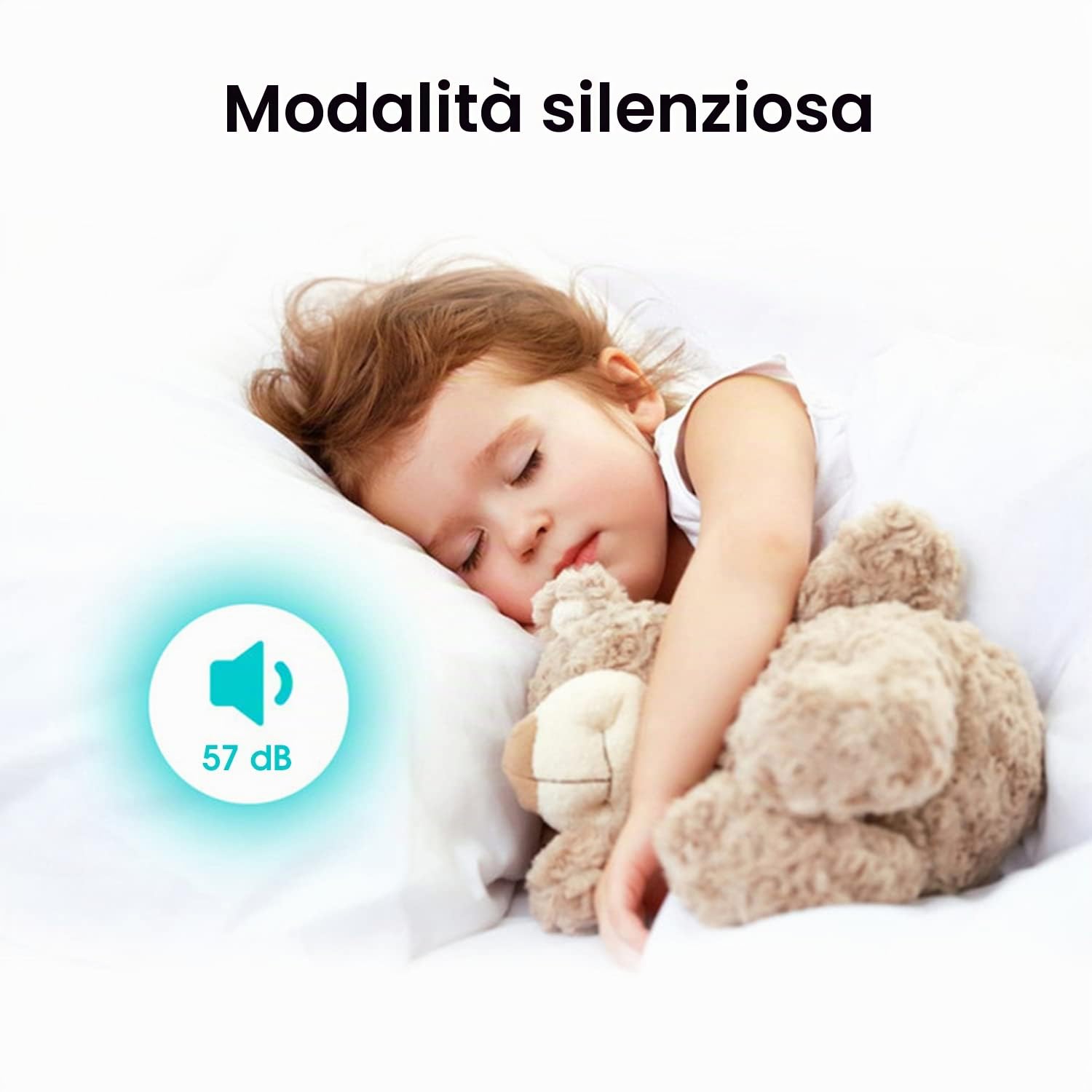 Hisense AE-15R4AF1 Purificatore D'aria Alta Efficienza Silenzioso Filtro HEPA 12 Purificazione Rapida 30 m2