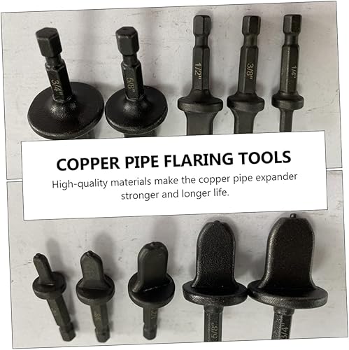 Miniatura 3 de 5 Uds. Herramienta de estampación de cobre manual con brocas para abocar y expandir tubos de cobre para reparaciones de Hvac y plomería