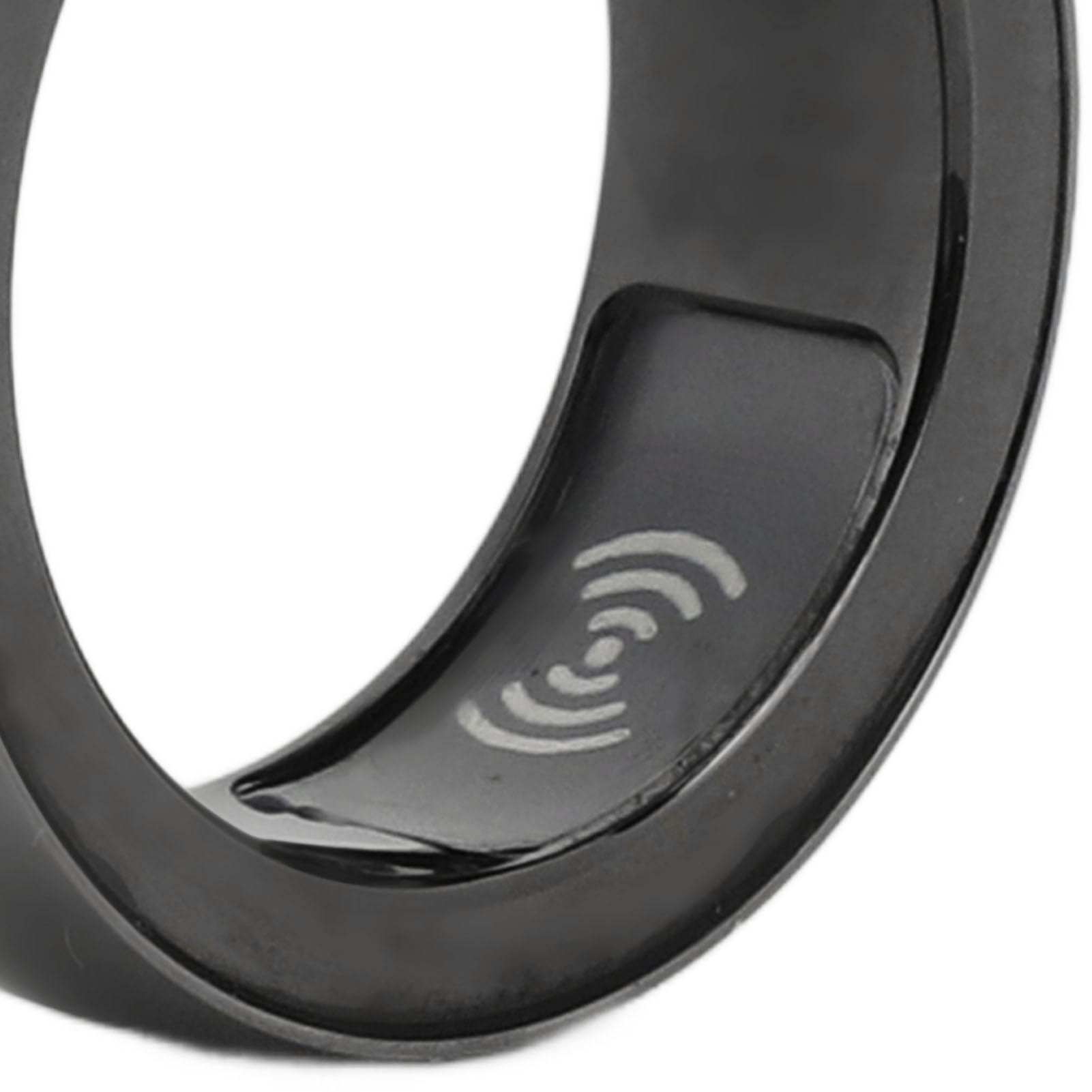 ASHATA Smart Ring Health Tracker, monitoraggio del sonno, indossabile, impermeabile IP68, contapassi, monitoraggio del sonno, anello intelligente per donne e uomini, nero