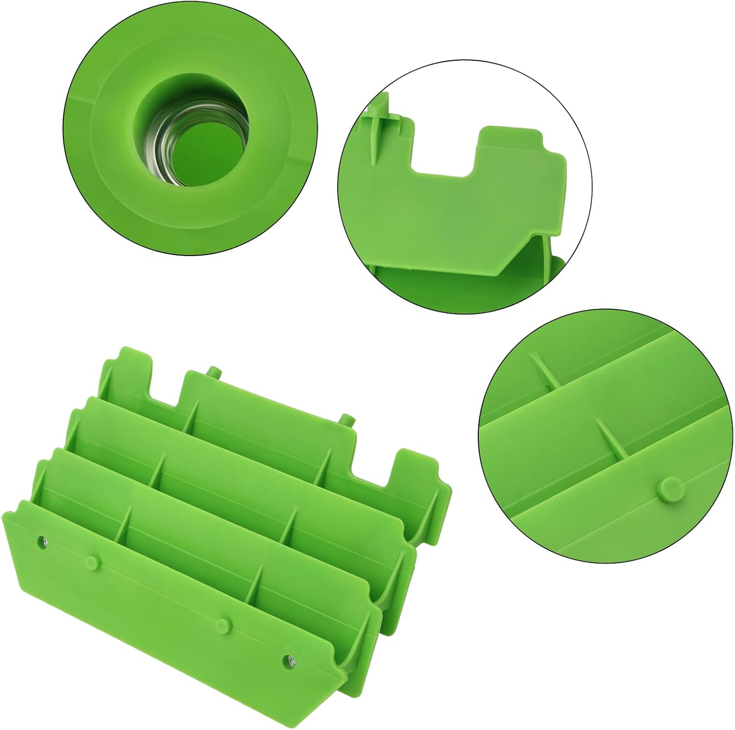 M MATI Green Radiator Shrouds Guard Set for Kawasaki KX125 KX250 1994-2005 14037-1310-6W