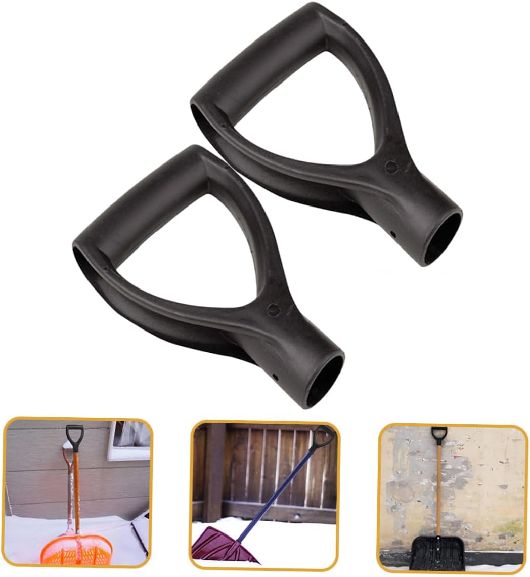 2pcs D-Handle Shovel Replacement Handles for Snow Shovel Plastic Grip Handle