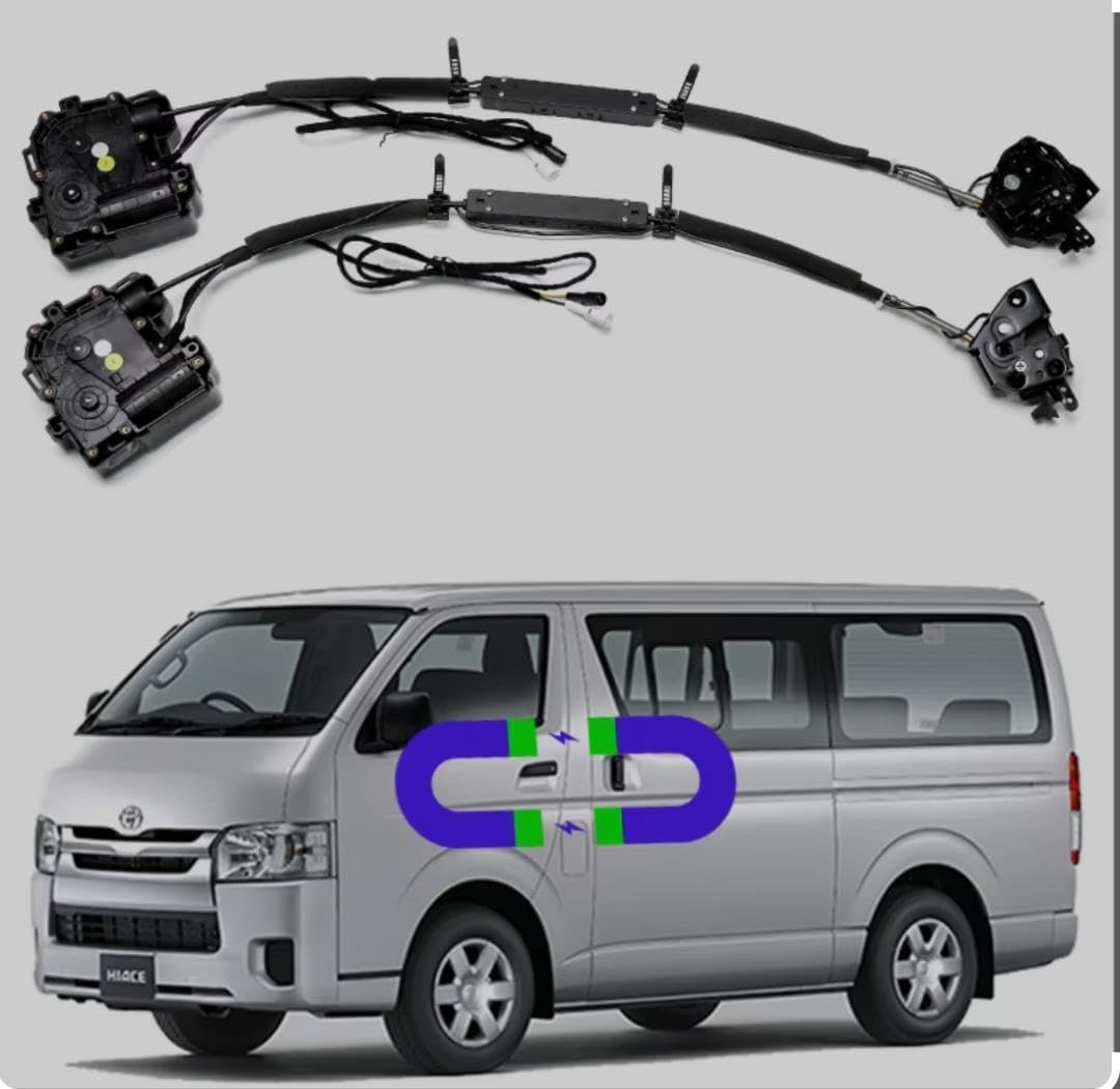 200系ハイエース フロントドアイージークローザー運転席助手席 200系ハイエース フロントドアイージークローザー運転席助手席