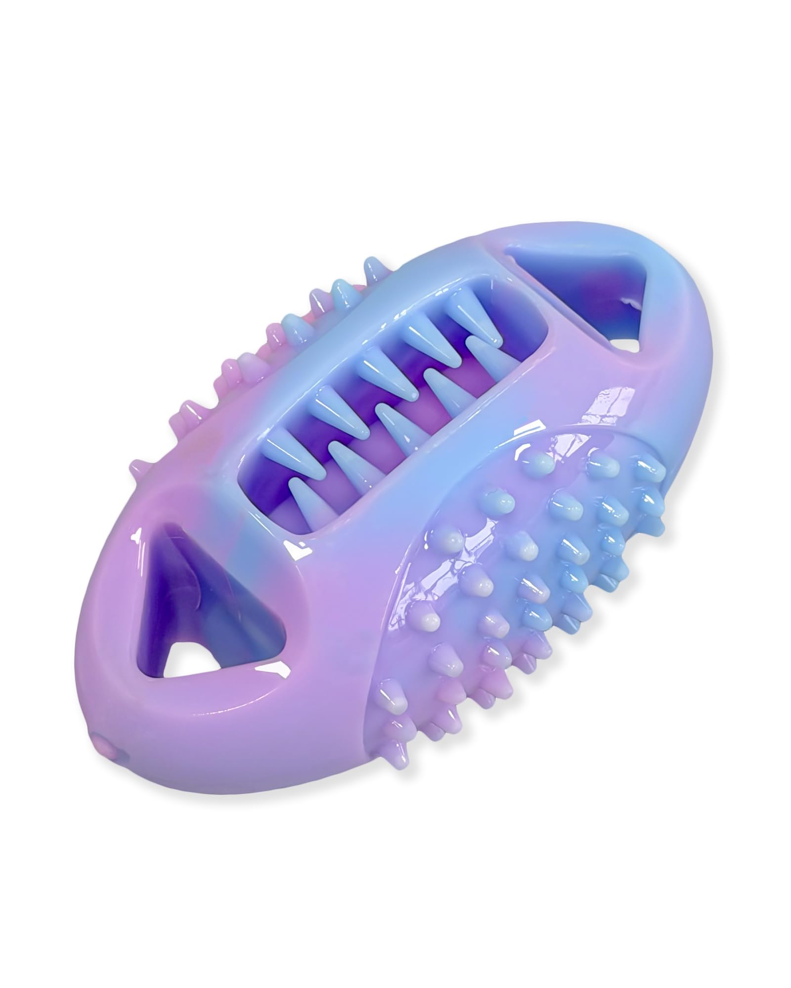 ETIALURE Pink Puppy Teething Toys, Chew Toys for Small Dogs, Pet Slow Feeder for Reduce Boredom, Suitable for Puppies and Small Dogs (Oval)