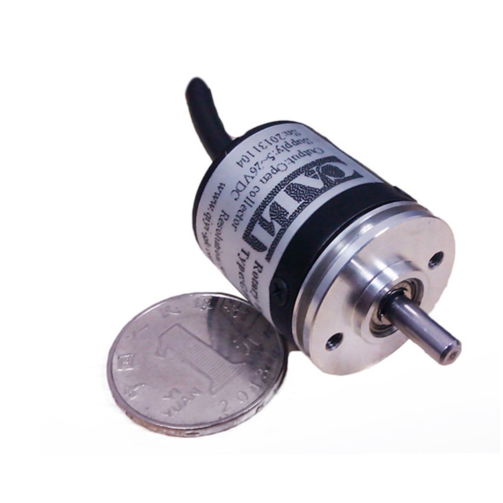 Encoder Rotativo Ottico Incrementale 52mm - Albero 8mm, 500 PPR, Uscita PNP Push Pull, Per Automazione Industriale