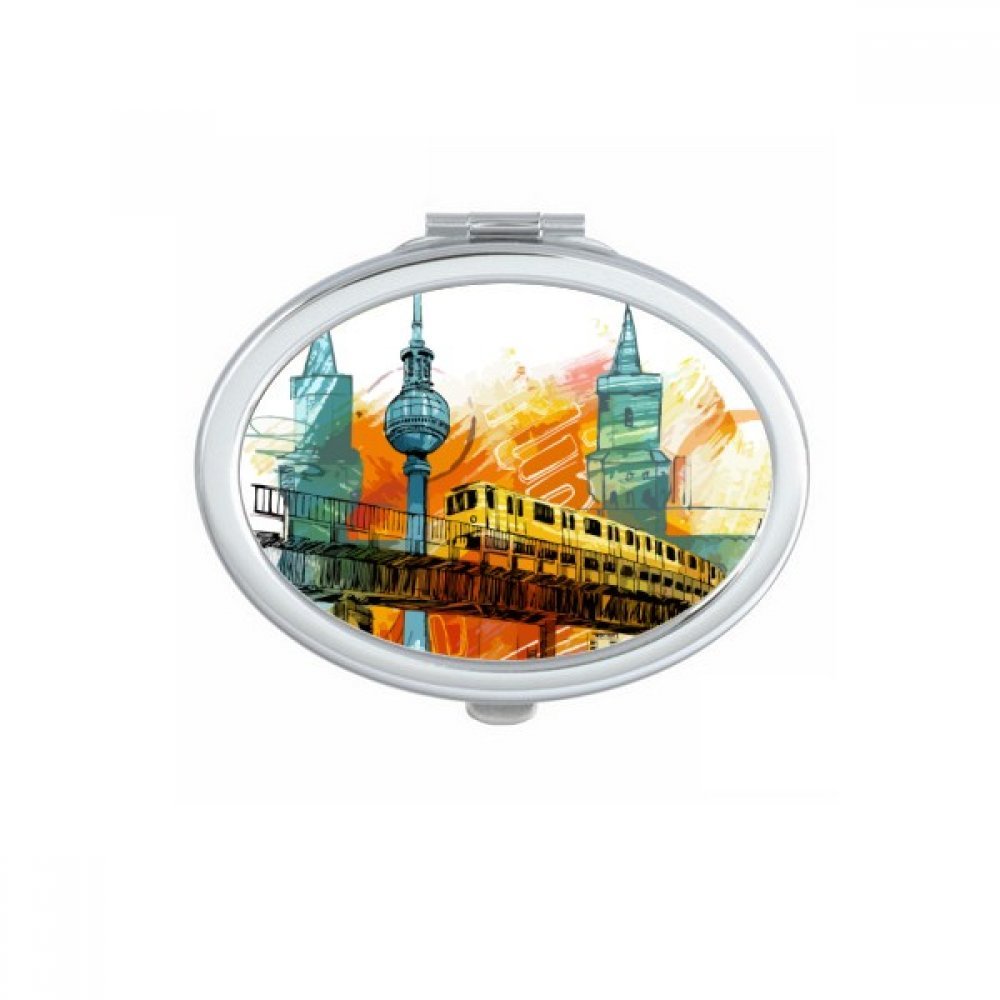 Miroir compact Tokyo Japon mignon petit miroir de poche portable à main