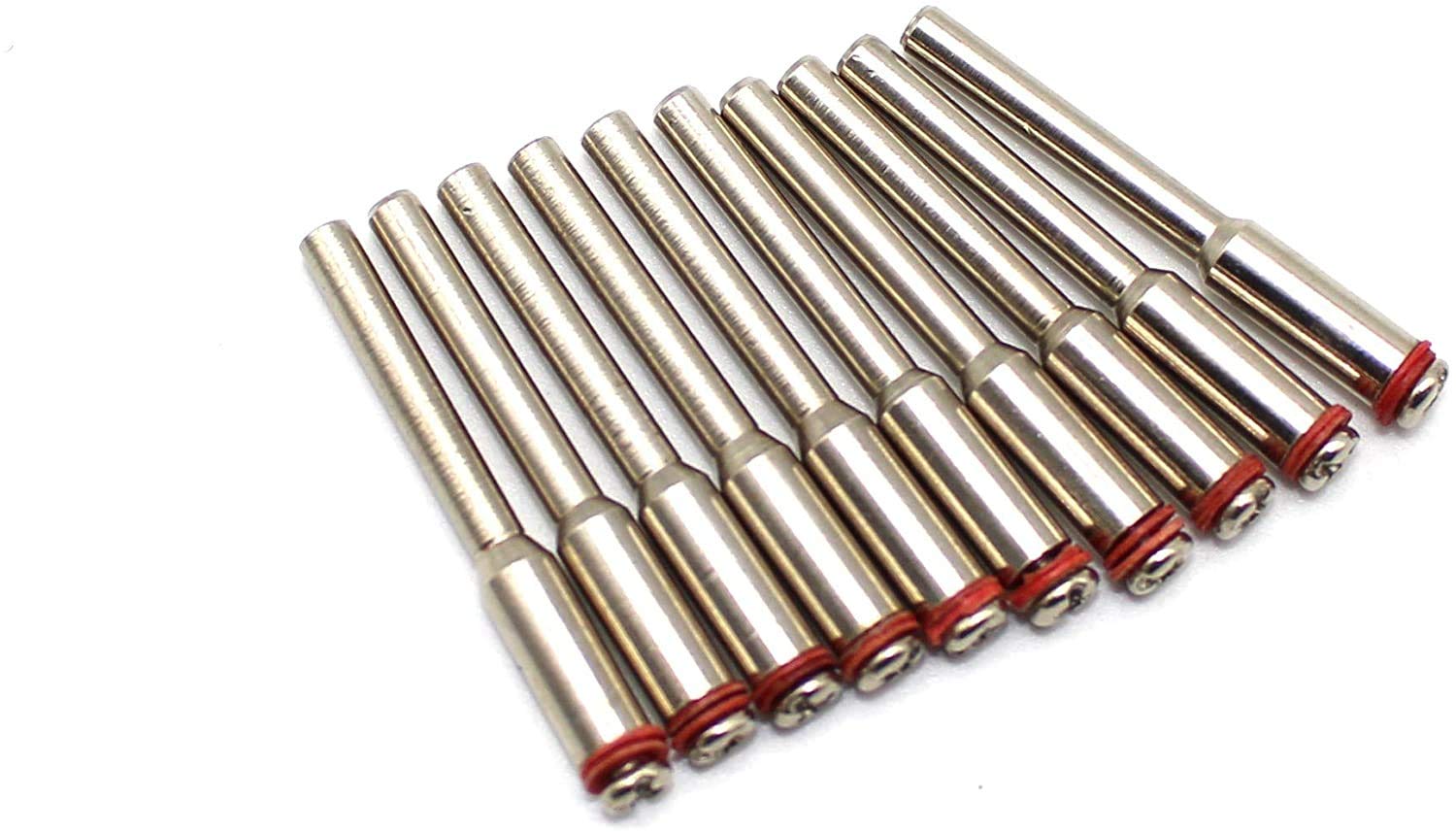 12 Pcs 1/8" Shank Mandrel w/ 1/16" Screw 402 Cut Off Wheels Disc for Dremel 426 409 Rotary Rotary Tool 1/8" Shank Made for Dremel Chicago Electric, Milwaukee Nextec