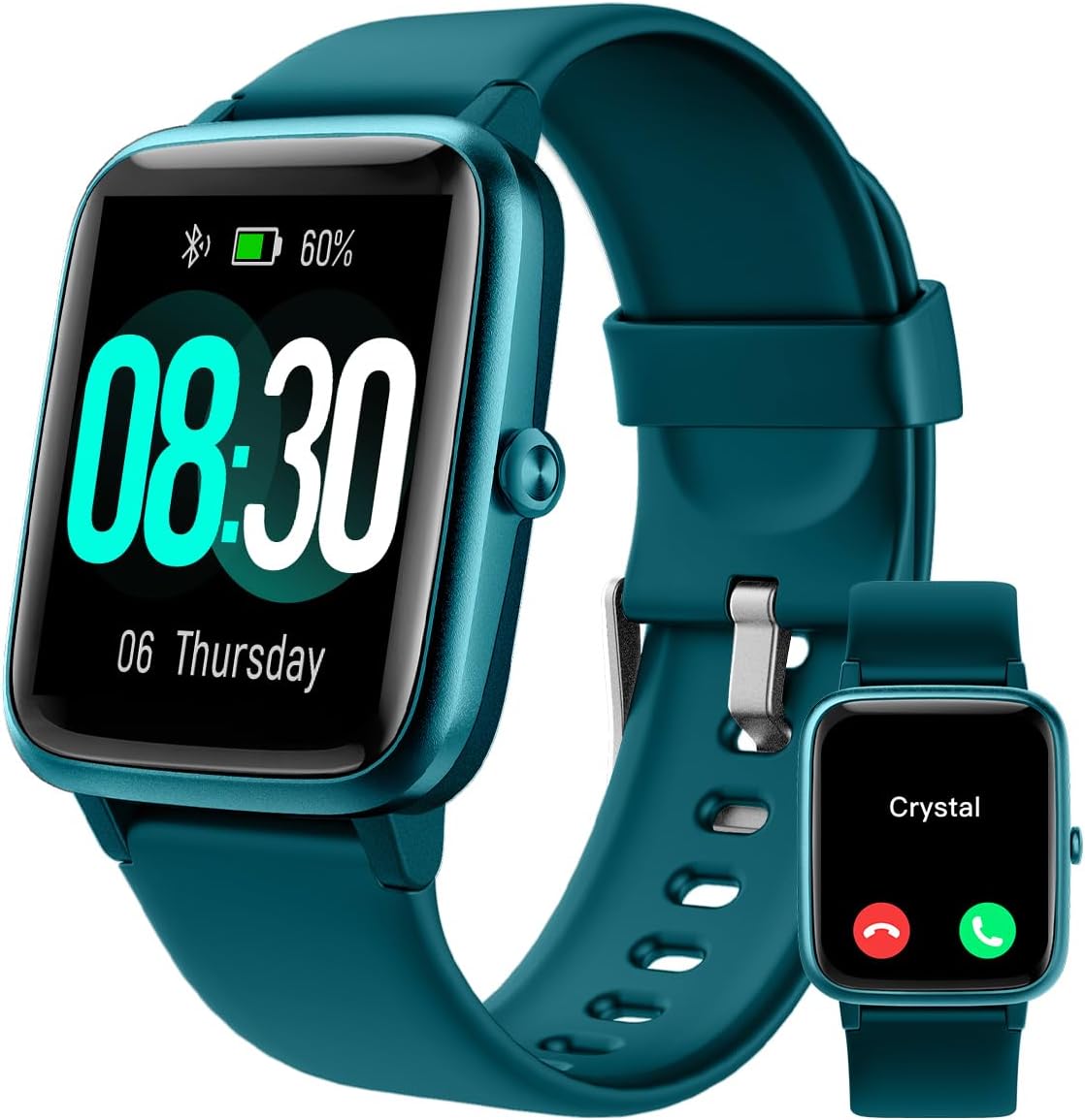 GRV Smart Watch Answer Dial Call,Smart Watches for Women Men with Heart Rate Monitor,Step Counter,Sleep Tracker,Sports Fitness Tracker Watch Call SMS Notification Smartwatch for Android iOS Phone