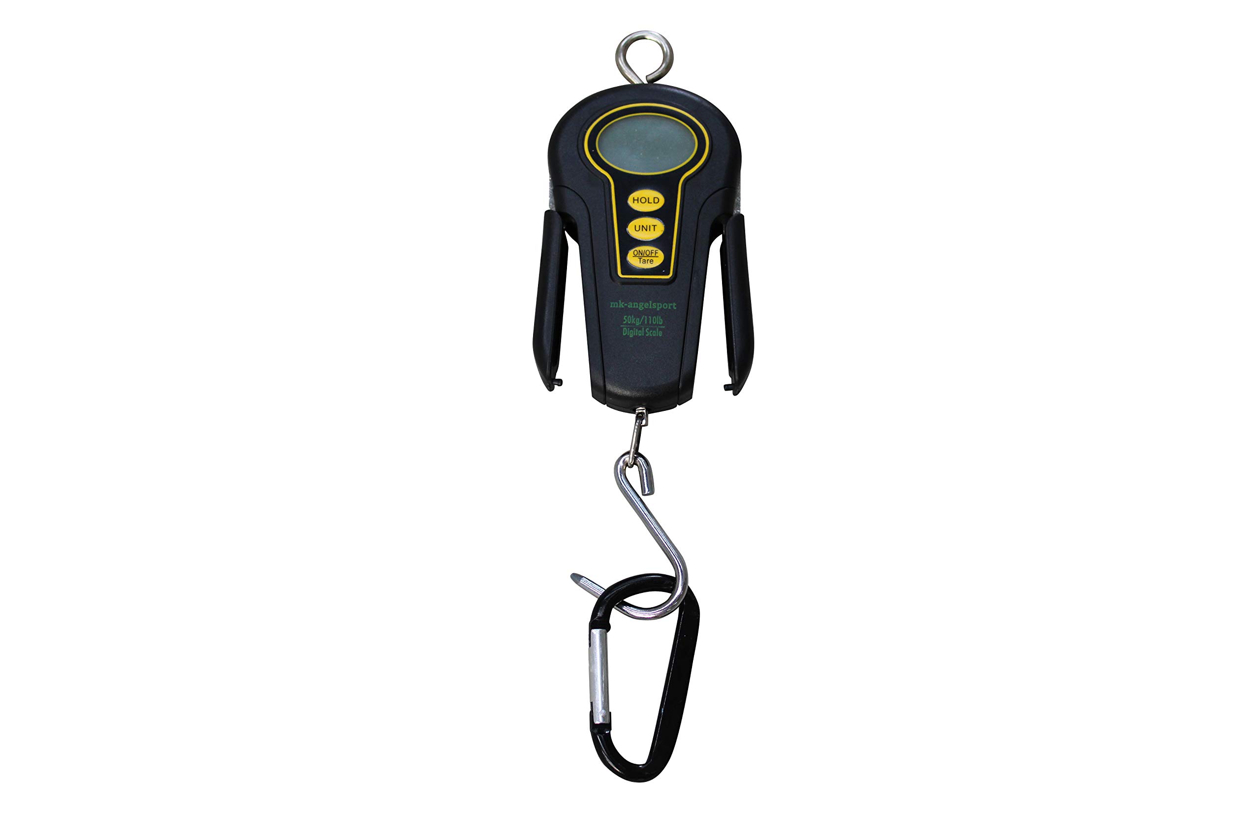 MK-Angelsport Digital Fischwaage 50kg Anglerwaage mit Griff Digital Fishing Scale beleuchtet Karpfenwaage