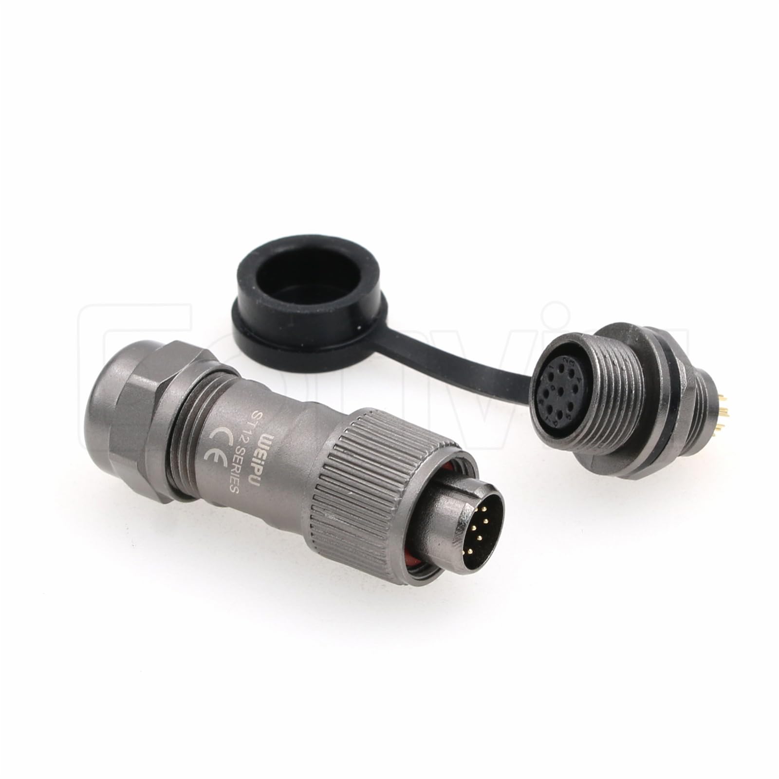 Conector Automoción Resistente WEIPU Conector De Cable De Tuerca Trasera Industrial Impermeable Conector Impermeable WEIPU SA12