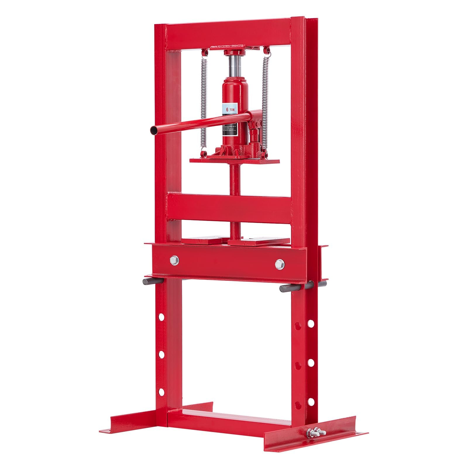 Garvee Pressa idraulica Professionale da Officina e Garage – Struttura H-Frame Robusta – Tavolo Regolabile – Piastre Incluse – Ideale per rimozione Cuscinetti, boccole, Ingranaggi e Lavorazione