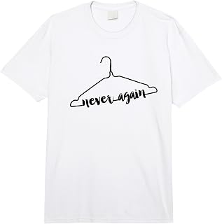 Never Again Hanger tee Feminist Pro Choice Abortion Rights Comfort Colors Adult Heavyweight T-Shirt