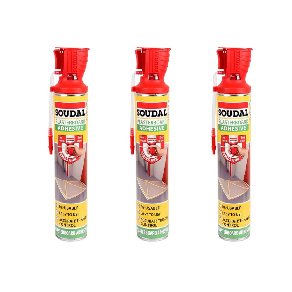 Soudal Soudabond PLASTERBOARD | PU Adhesive Foam U2013 Platinum Chemicals