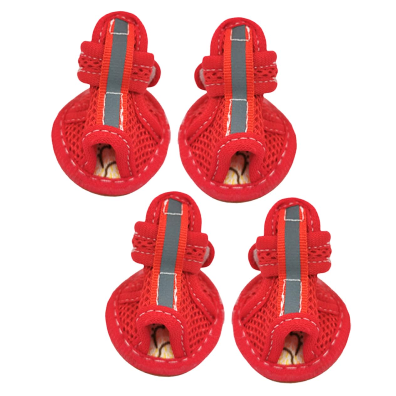 HANABASS 16stücke Atmungsaktive Hundeschuhe Für Kleine Haustiere rutschfeste Bequeme Pfotenschutzschuhe Für Outdoor-aktivitäten Für Hunde Und Katzen Zufälliges Design Innensohle