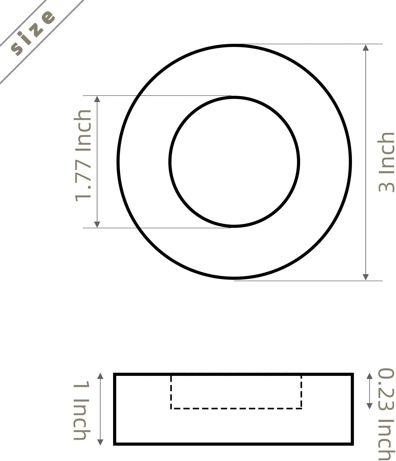 Appliances HOSOM 4 Packs Anti Vibration Pads for Washing Machine Heavy