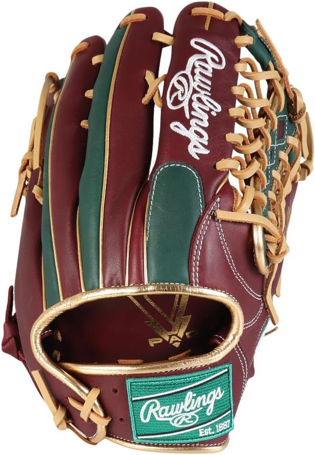 Rawlings Baseball Glove Soft Hyper TECH Color SYNC GR5FHTCY719 Outfielder Shelly/D Green 12.75" *for Right Throwing