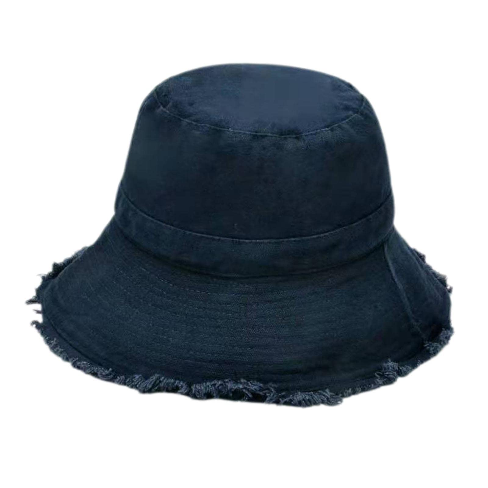 Women Bucket Hat Ladies Casual Fisherman for Beach Hiking Travel blue| Hats| Womens Accessories |Clothing Shoes &-image-8