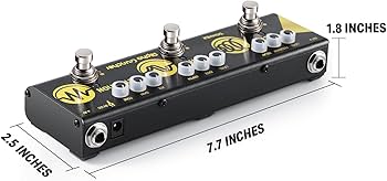 Amazon.com: Donner Multi Effects Guitar Pedal Alpha Cruncher 3