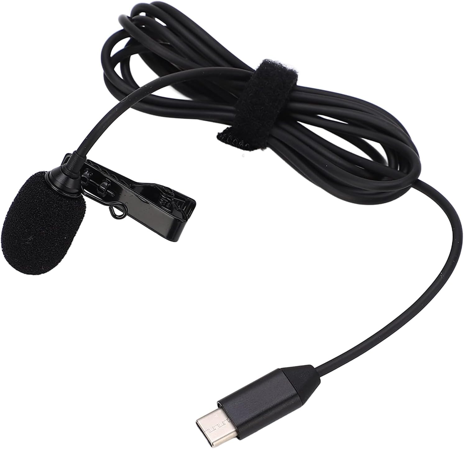 ciciglow Wired Lavalier Lapel Microphone, Type C Clip On Mic, Omnidirectional, for Insta360 ONE X2/X3, YouTube, Podcasting, Gaming, Interview