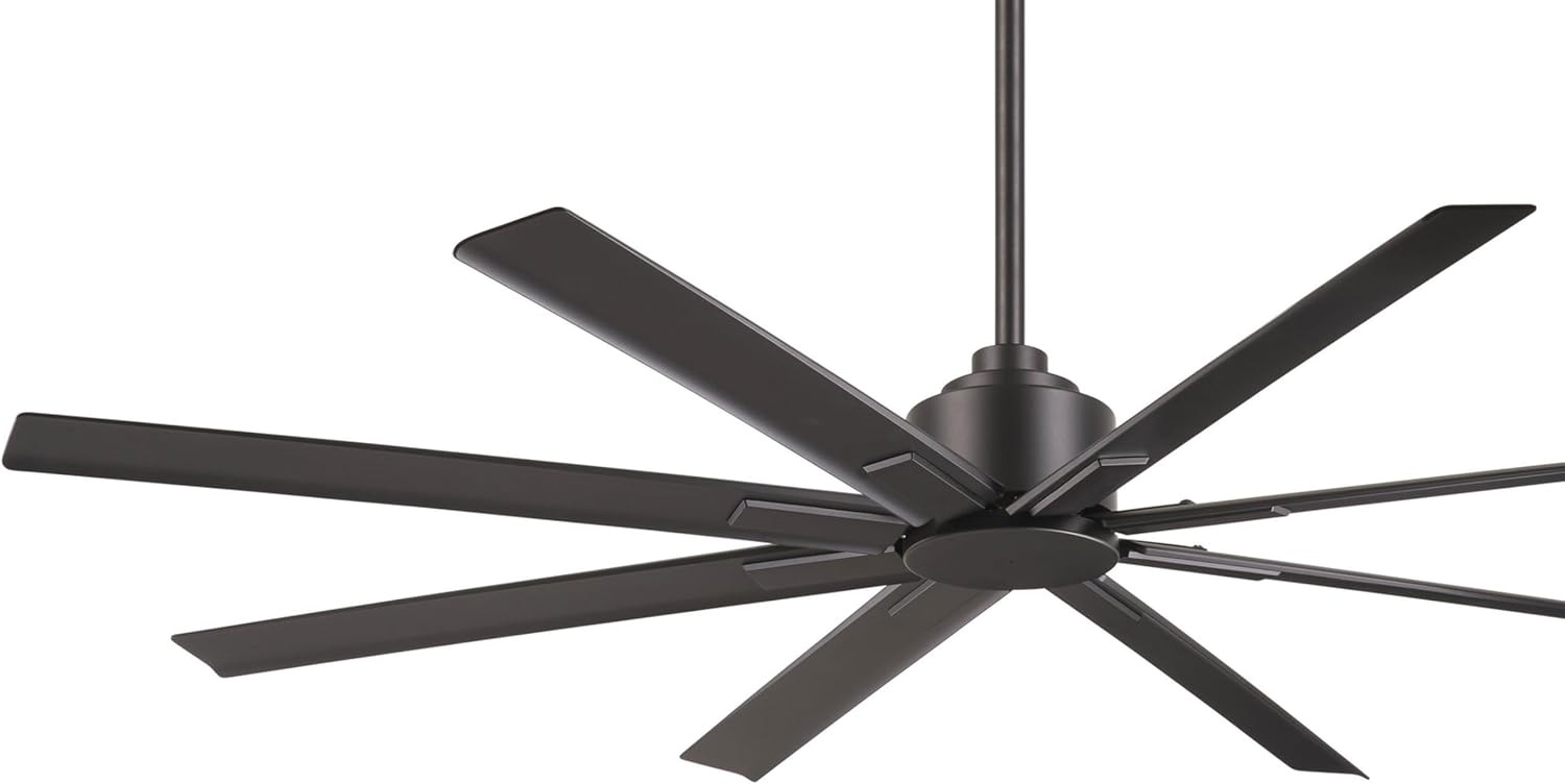Minka Aire Xtreme H2O - 65-inch Ceiling Fan F896-65-SI, Smoked Iron, Reversible with Remote Control