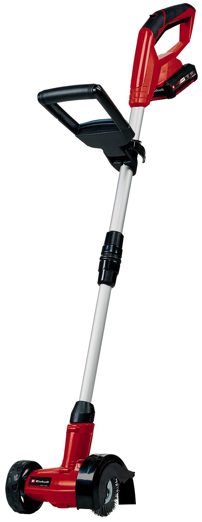 Einhell Akku Fugenreiniger GE-CC 18 Li Set Power X-Change (Lithium Ionen, 18 V, 1200 min-1, Bürstendurchmesser 10 cm, inkl. Stahl- und Nylonbürste) & Original Einhell Ersatzbürste Stahl GC-EG 1410