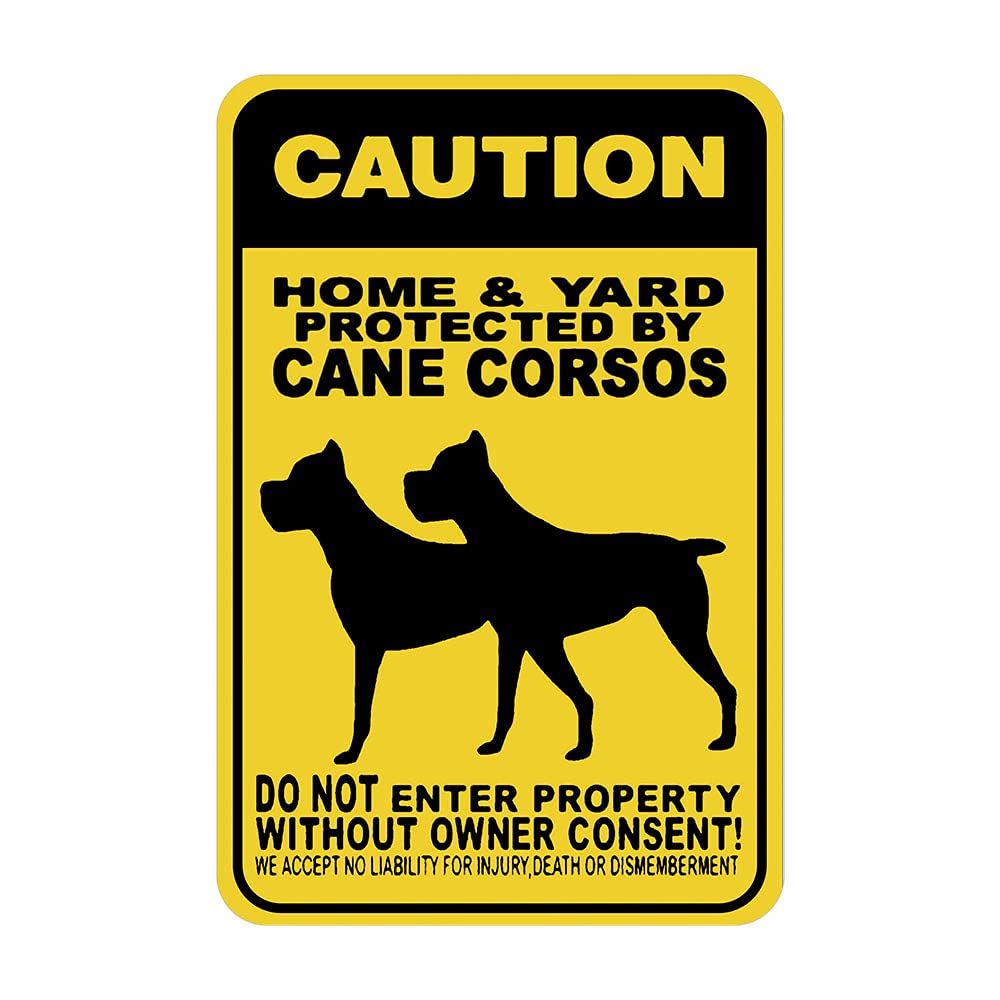 godblessigngodblessign Cane Corso Dog Metal Sign,Guard Dog Metal  Sign,Motivational Wall Hanging Sign,Vintage Metal Sign,Rustic Farmhouse  Signs for