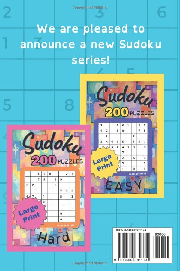 Miniatura 2 de Sudoku 200 Puzzles Medium, Large Print Relaxing Puzzles for Beginners, Teens, Adults, and Seniors