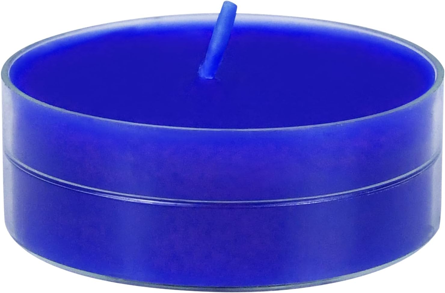 Zest Candle CTM-026_12 144-Piece Mega Oversized Tealight Candle, Blue