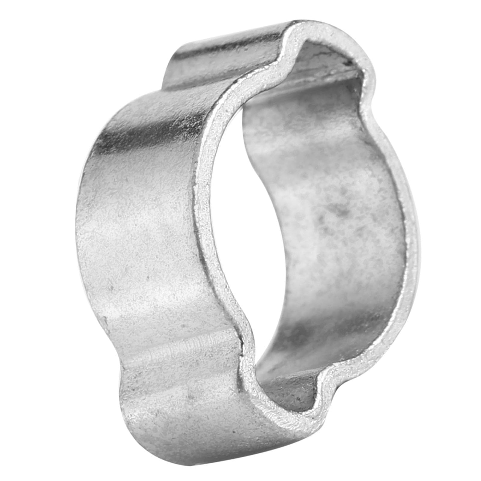 10pcs Zinc Plated Iron Galvanized Two Ear Hose Clamp 5 23mm Gear Hose Clamps Zinc Plated Stainless Steel for Fule Petrol Pipe Tube (9 11MM) (20-23MM)