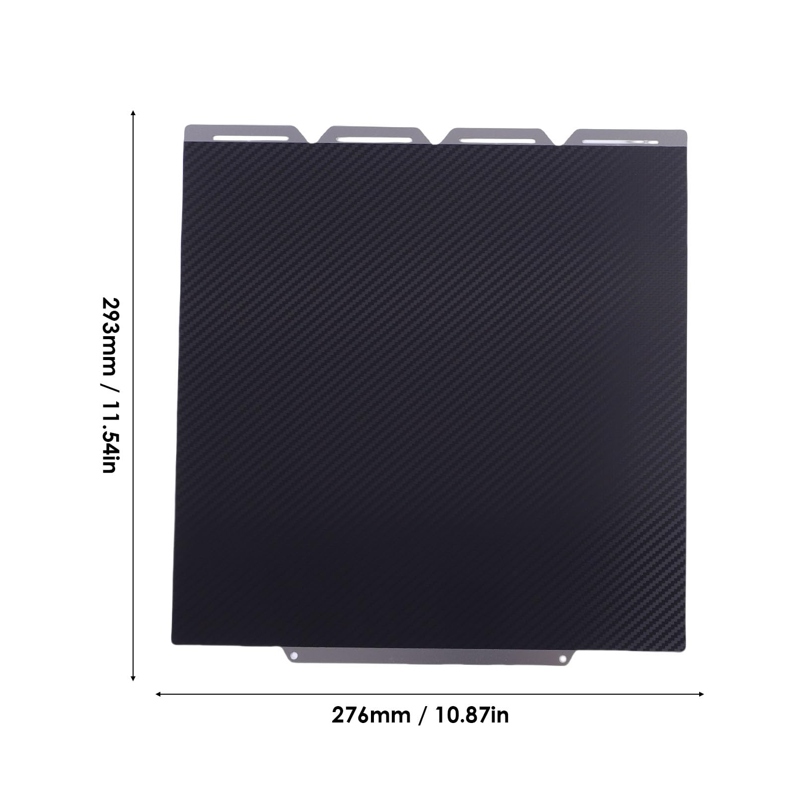 ViaGasaFamido Plateau D' PEI PET pour Imprimante 3D Snapmaker U1, 276 X 293 Mm, Double Face Texturée, en PET Lisse, Résistant aux Hautes Températures et Facile à retirer.
